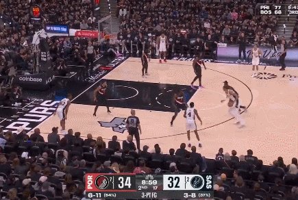 NBA直播吧-文班亚马脑震荡伤退!进入脑震荡程序平均缺7-10天